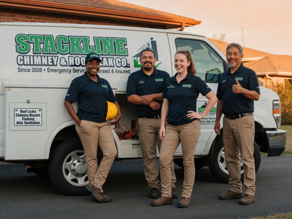 Chimney flashing repair company in Willington, CT